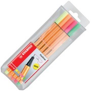 FIBRA STABILO POINT 88 FLUO X5